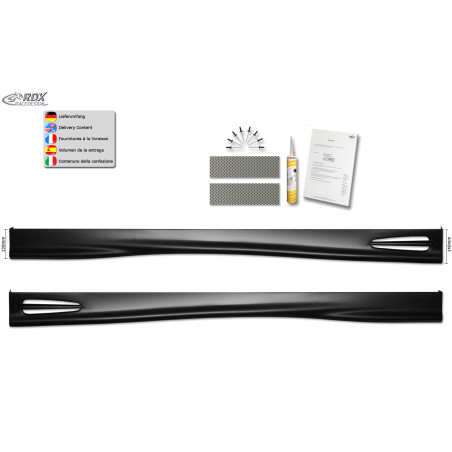 Set minigonne per DODGE Caliber "GT4" (Cod. R-RDSL000114)