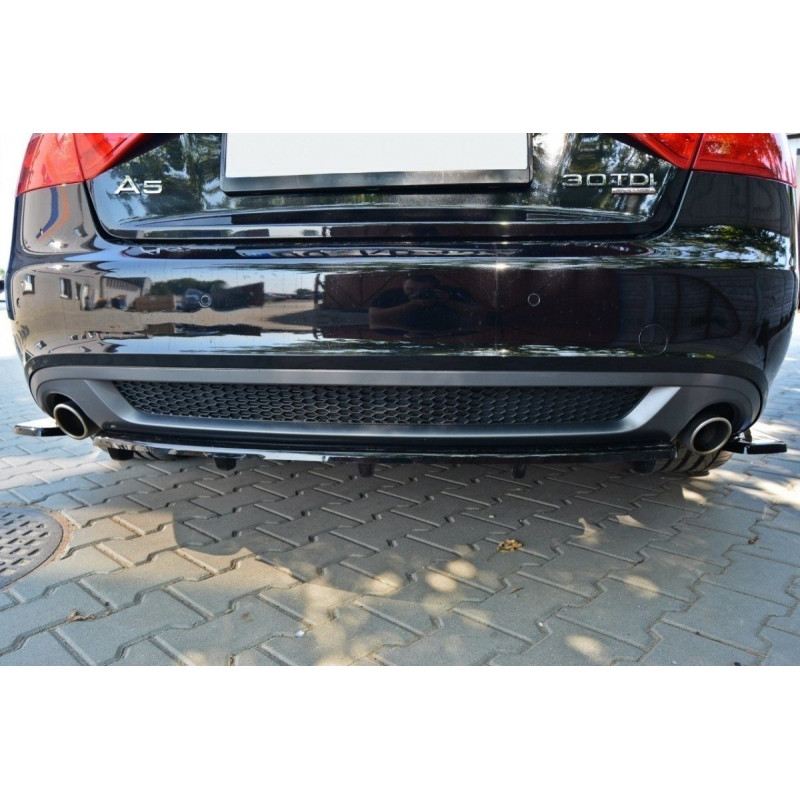 Splitter posteriore Audi A5 Coupe / Sportback S-Line 8T (con barra verticale) (Cod. M-AU-A5-SLINE-RD Splitter posteriore Audi A5 Coupe / Sportback S-Line 8T (con barra verticale) (Cod. M-AU-A5-SLINE-RD
