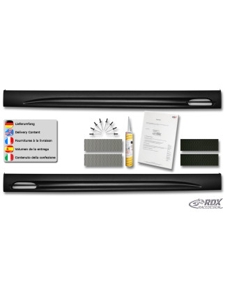 Set minigonne per MAZDA 2 (DY) 2003-2007 "GT-Race" (Cod. R-RDSL100026)