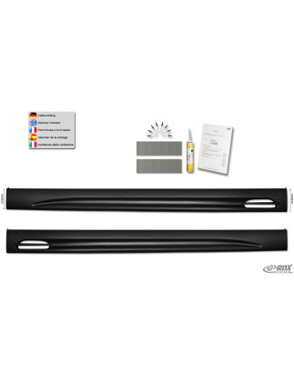 Set minigonne per RENAULT Megane 4 berlina "GT-Race" (Cod. R-RDSL100084)