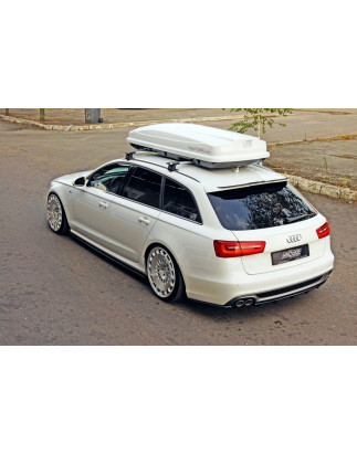 Splitter posteriore Audi A6 S-Line Avant C7 (Cod. M-AU-A6-C7-SLINE-AV-RD1+RD2G)