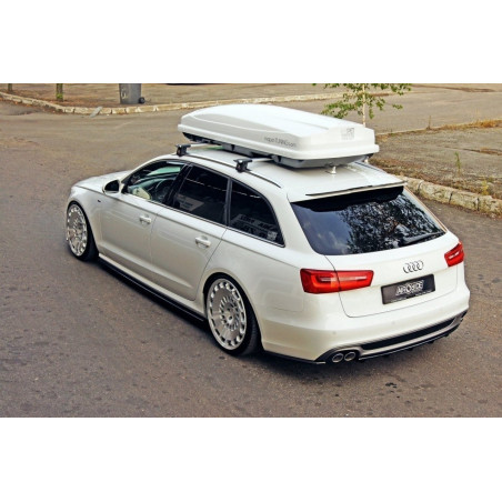 Splitter posteriore Audi A6 S-Line Avant C7 (Cod. M-AU-A6-C7-SLINE-AV-RD1+RD2G)