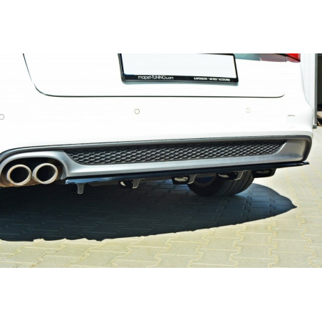 Splitter posteriore Audi A6 S-Line Avant C7 (Cod. M-AU-A6-C7-SLINE-AV-RD1+RD2G)