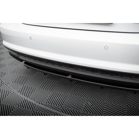 Splitter posteriore (con barre verticali) Audi A7 S-Line C7 Facelift  (Cod. M-AU-A7-1F-SLINE-RD1+RD2