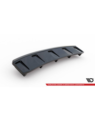 Splitter posteriore (con barre verticali) Audi A7 S-Line C7 Facelift  (Cod. M-AU-A7-1F-SLINE-RD1+RD2