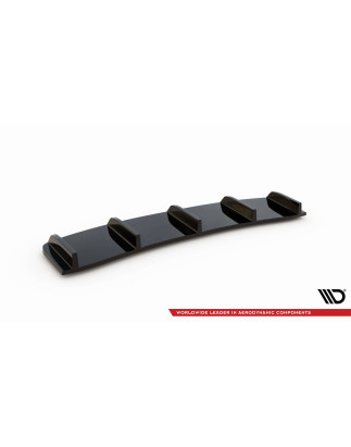 Splitter posteriore (con barre verticali) Audi A7 S-Line C7 Facelift  (Cod. M-AU-A7-1F-SLINE-RD1+RD2