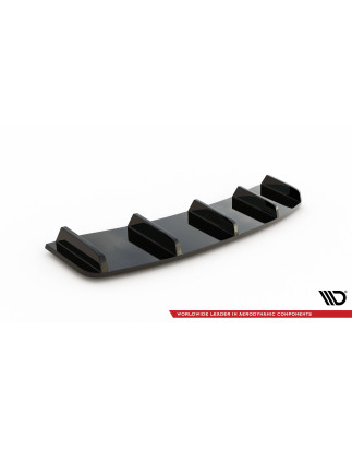 Splitter posteriore (con barre verticali) Audi A7 S-Line C7 Facelift  (Cod. M-AU-A7-1F-SLINE-RD1+RD2