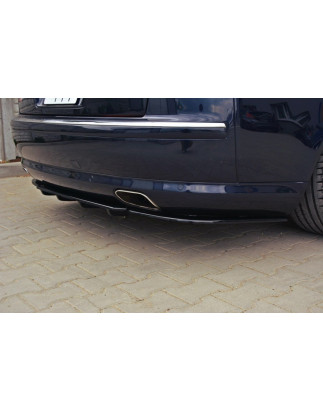 Splitter posteriore Audi A8 W12 D3 (con barre verticali) (Cod. M-AU-S8-D3-RD1+RD2G)