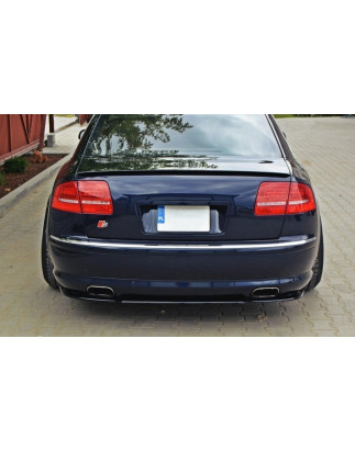 Splitter posteriore Audi A8 W12 D3 (con barre verticali) (Cod. M-AU-S8-D3-RD1+RD2G)