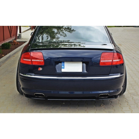 Splitter posteriore Audi A8 W12 D3 (con barre verticali) (Cod. M-AU-S8-D3-RD1+RD2G)