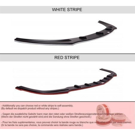 Splitter posteriore Audi TT S 8J (senza barre verticali) (Cod. M-AU-TT-2-RS-RD1G)