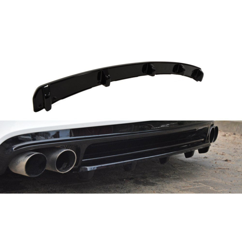 Splitter posteriore Audi TT S 8J (con barra verticale) (Cod. M-AU-TT-2-RS-RD1+RD2G)