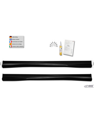 Set minigonne per TOYOTA Auris E150 (2007-2012) "Turbo" - TOYOTA Auris (E150) (Cod. R-RDSL300018)