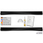 Set minigonne per MAZDA 2 (DY) 2003-2007 "Turbo" (Cod. R-RDSL300026)