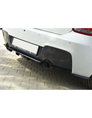 Splitter posteriore BMW 1 F20/F21 M-Power (con barre verticali) (Cod. M-BM-1-F20-M-RD1+RD2G)