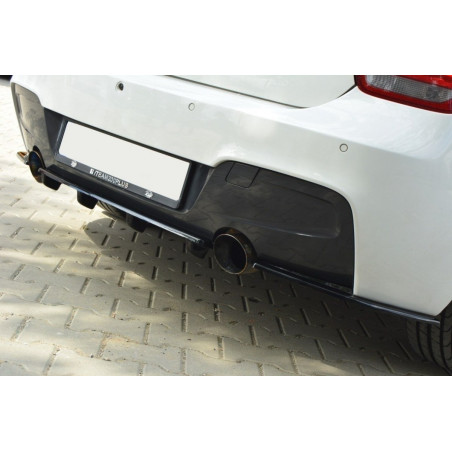 Splitter posteriore BMW 1 F20/F21 M-Power (con barre verticali) (Cod. M-BM-1-F20-M-RD1+RD2G)
