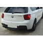 Splitter posteriore BMW 1 F20/F21 M-Power (con barre verticali) (Cod. M-BM-1-F20-M-RD1+RD2G)