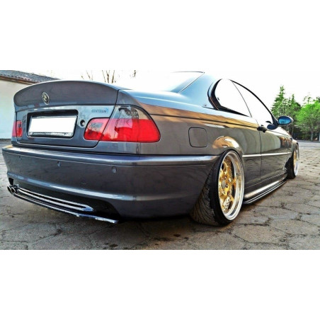 Splitter posteriore BMW 3 E46 MPACK COUPE (senza barre verticali) (Cod. M-BM-3-46-C-MPACK-RD1G)