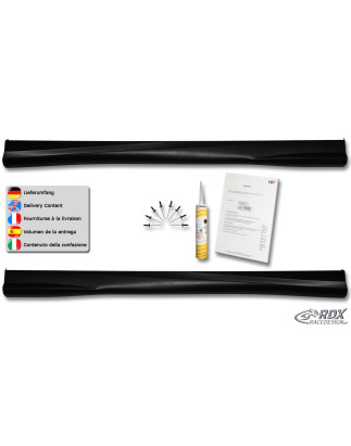 Set minigonne per TOYOTA Avensis (T25) 2003-2009 "Turbo" (Cod. R-RDSL300066)