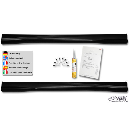 Set minigonne per TOYOTA Avensis (T25) 2003-2009 "Turbo" (Cod. R-RDSL300066)