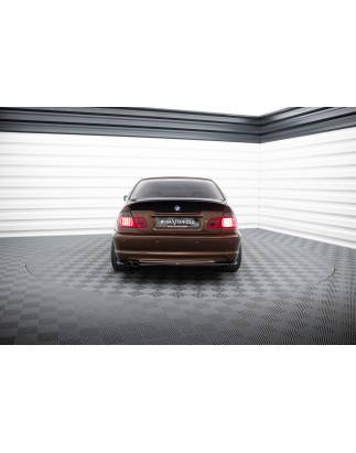 Splitter posteriore BMW 3 E46 MPACK COUPE (con barre verticali) (Cod. M-BM-3-46-C-MPACK-RD1+RD2G)