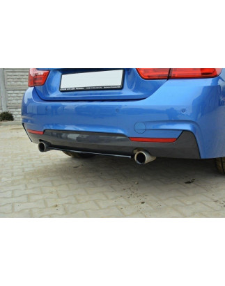 Splitter posteriore BMW M-Pack F32 / F36 / F33 (senza barre verticali) (Cod. M-BM-4-F32-MPACK-RD1G)