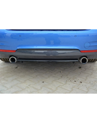 Splitter posteriore BMW M-Pack F32 / F36 / F33 (con barre verticali) (Cod. M-BM-4-F32-MPACK-RD1+RD2G