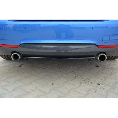 Splitter posteriore BMW M-Pack F32 / F36 / F33 (con barre verticali) (Cod. M-BM-4-F32-MPACK-RD1+RD2G