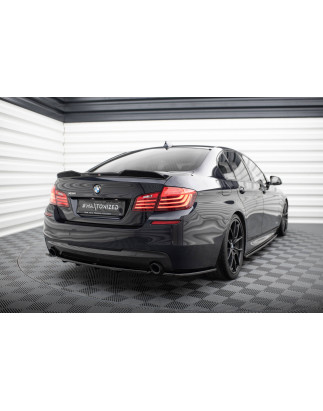 Splitter posteriore BMW 5 M-Pack berlina/Touring F10/F11 (Scarico 2X1) (Cod. M-BM-5-11-MPACK-RD1+RD3
