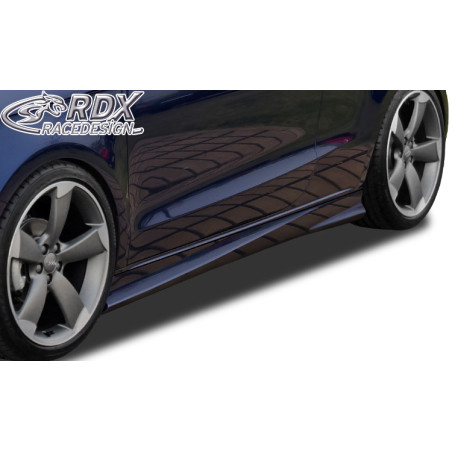 Set minigonne per AUDI A1 8X & per AUDI A1 8XA Sportback "Turbo" (Cod. R-RDSL344)