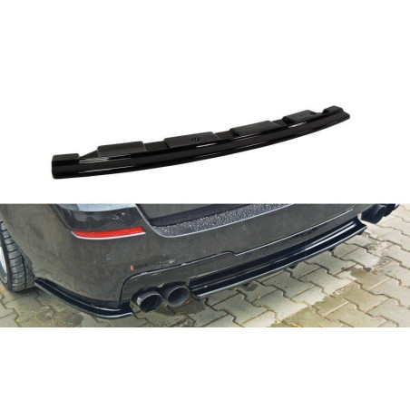 Splitter posteriore BMW 5 M-Pack F10/F11 - senza barre verticali (2X2 finali di scarico) (Cod. M-BM-