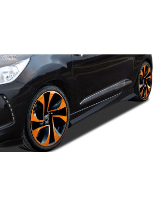 Set minigonne per CITROEN DS3 "Turbo" (Cod. R-RDSL352)