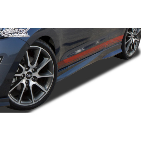 Set minigonne per HYUNDAI i30 Coupe 2013+ "Turbo" (Cod. R-RDSL361)