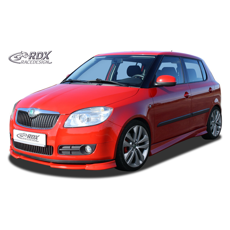 Set minigonne per SKODA Fabia 2 / 5J (-2010 & Facelift 2010+) "Turbo" (Cod. R-RDSL373)