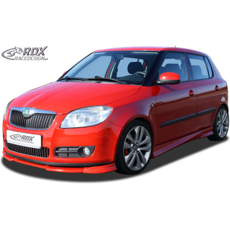 Set minigonne per SKODA Fabia 2 / 5J (-2010 & Facelift 2010+) "Turbo" (Cod. R-RDSL373)