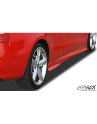 Set minigonne per AUDI A5 Coupe + cabrio "Turbo" - AUDI A5 (8F/8T) (Cod. R-RDSL374)