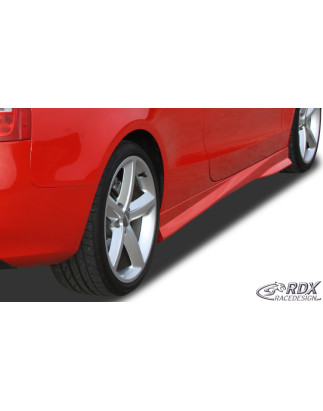 Set minigonne per AUDI A5 Coupe + cabrio "Turbo-R" - AUDI A5 (8F/8T) (Cod. R-RDSL374R)