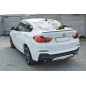 Splitter posteriore BMW X4 M-PACK (senza barra verticale) (Cod. M-BM-X4-26-MPACK-RD1G)
