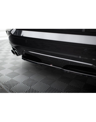 Splitter posteriore BMW X4 M-PACK (con barra verticale) (Cod. M-BM-X4-26-MPACK-RD1+RD2G)
