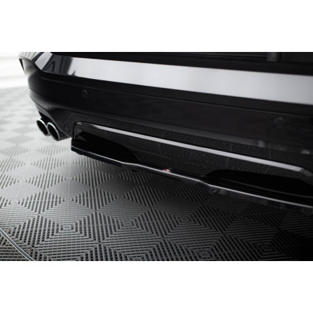 Splitter posteriore BMW X4 M-PACK (con barra verticale) (Cod. M-BM-X4-26-MPACK-RD1+RD2G)