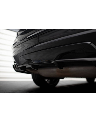Splitter posteriore BMW X4 M-PACK (con barra verticale) (Cod. M-BM-X4-26-MPACK-RD1+RD2G)