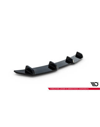 Splitter posteriore BMW X4 M-PACK (con barra verticale) (Cod. M-BM-X4-26-MPACK-RD1+RD2G)