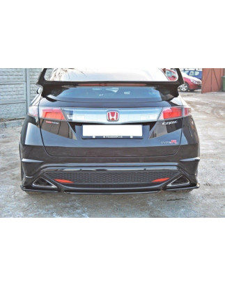 Splitter posteriore HONDA CIVIC VIII TYPE S/R (senza barre verticali) (Cod. M-HO-CI-8-TYPE-S/R-RD1G)