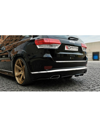 Splitter posteriore Jeep Grand Cherokee WK2 Summit FACELIFT (con barra verticale) (Cod. M-JE-GC-4F-S