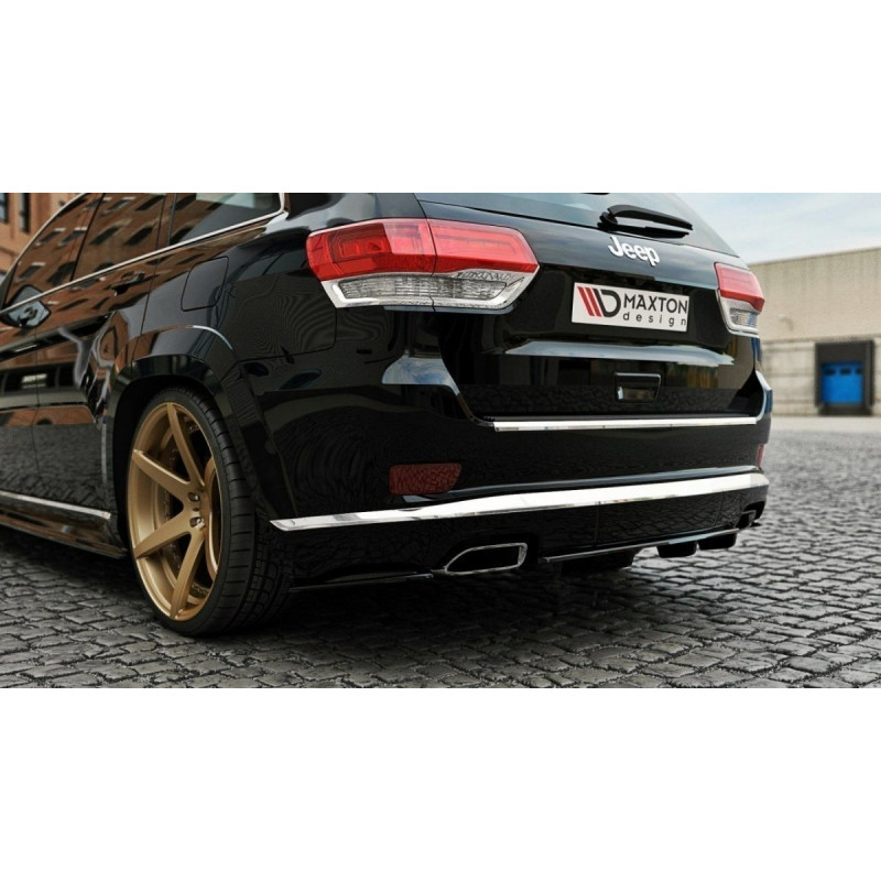 Splitter posteriore Jeep Grand Cherokee WK2 Summit FACELIFT (con barra verticale) (Cod. M-JE-GC-4F-S
