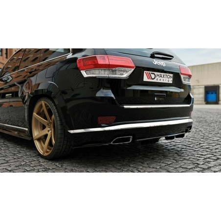 Splitter posteriore Jeep Grand Cherokee WK2 Summit FACELIFT (con barra verticale) (Cod. M-JE-GC-4F-S