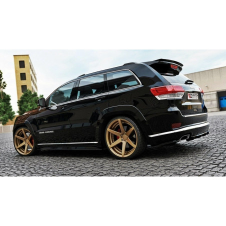 Splitter posteriore Jeep Grand Cherokee WK2 Summit FACELIFT (con barra verticale) (Cod. M-JE-GC-4F-S