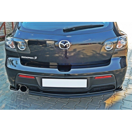 Splitter posteriore MAZDA 3 MPS MK1 PREFACE US-Spec Version (senza barre verticali) (Cod. M-MA-3-MPS