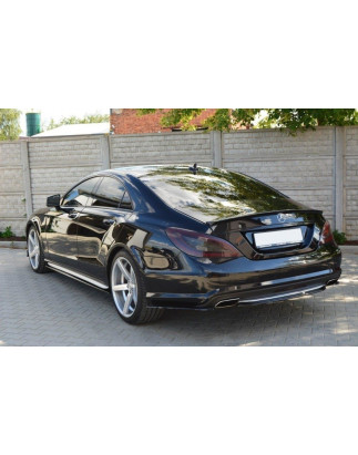 Splitter posteriore MERCEDES CLS C218 (senza barra verticale) AMG LINE (Cod. M-ME-CLS-218-RD1G)