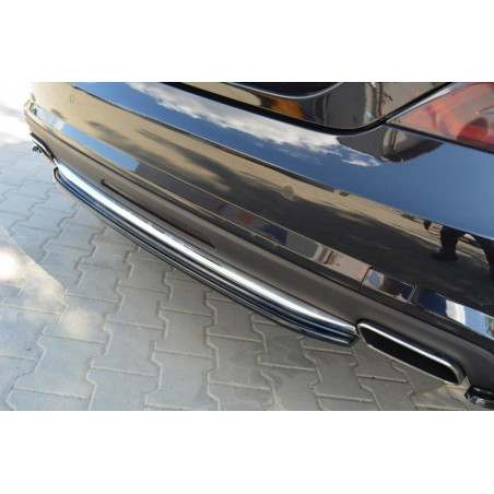 Splitter posteriore MERCEDES CLS C218 (senza barra verticale) AMG LINE (Cod. M-ME-CLS-218-RD1G)